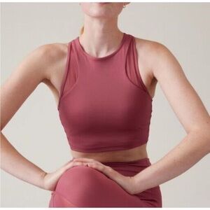 Athleta Conscious Mesh Crop Top Size Medium